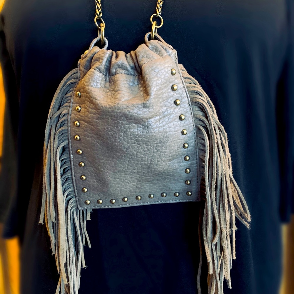 DV Fringe Crossbody Shoulder Bag